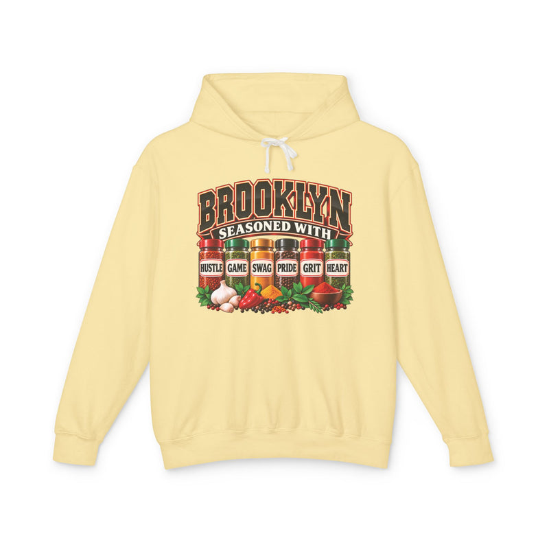 Brooklyn Seasoned With Hustle Game Swag Pride Grit Heart — Hoodie