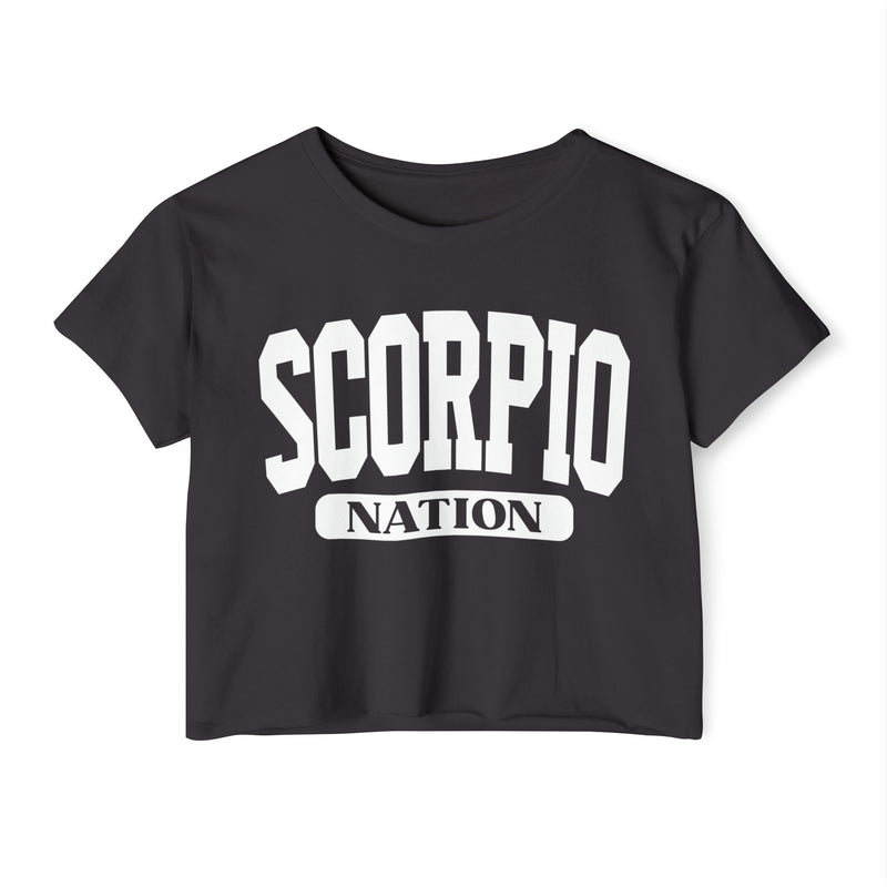 Scorpio Nation — Women’s Zodiac Festival Crop Top