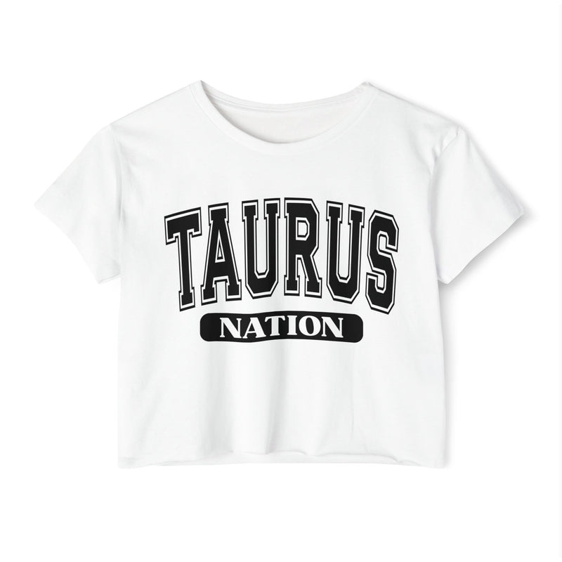 Taurus Nation — Women’s Zodiac Festival Crop Top
