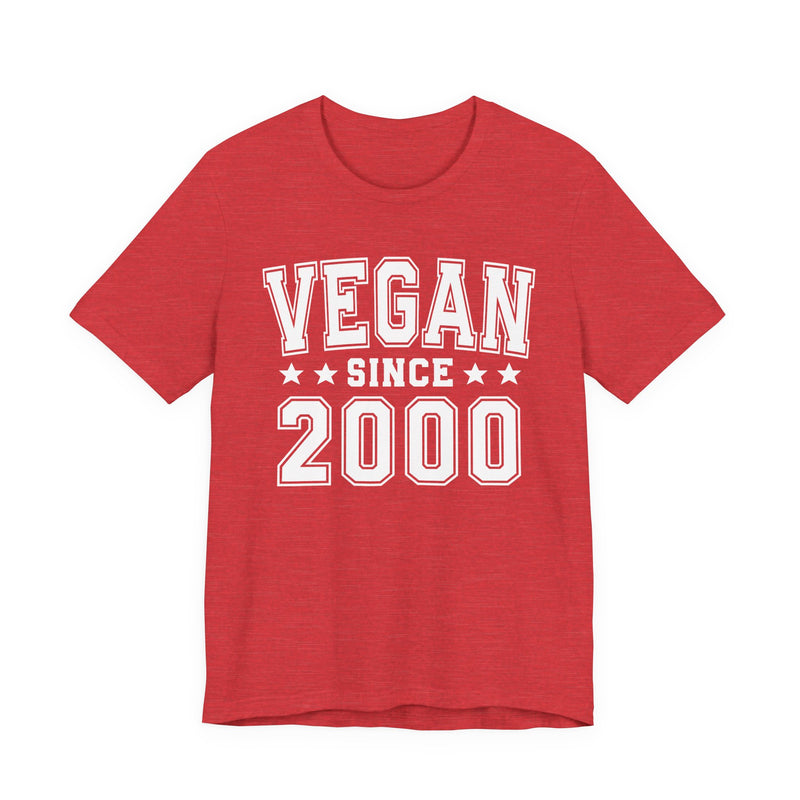 Vegan Since (Personalized Date) — Bride/Married T-shirt, Wedding & Anniversary Gift