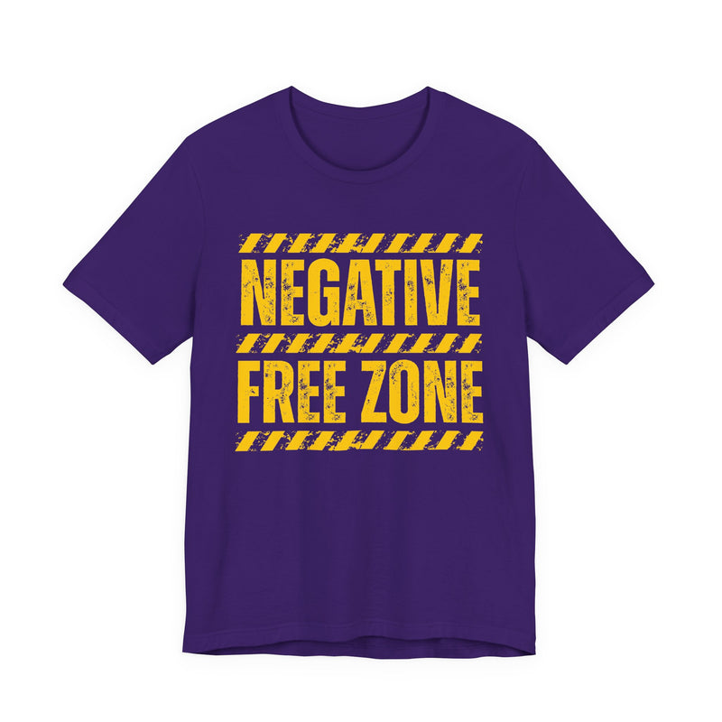 Negative Free Zone-Boundaries Setting T-Shirt