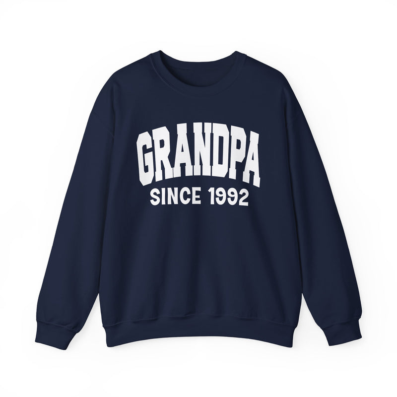 Grandpa Personalization Sweatshirt — Add Your Special "Since Date"