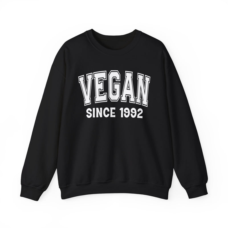 Vegan Personalization Sweatshirt — Add Your Special "Since Date"