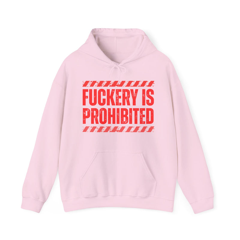 Fuckery Is Prohibited-Boundaries Setting Expression Hoodie