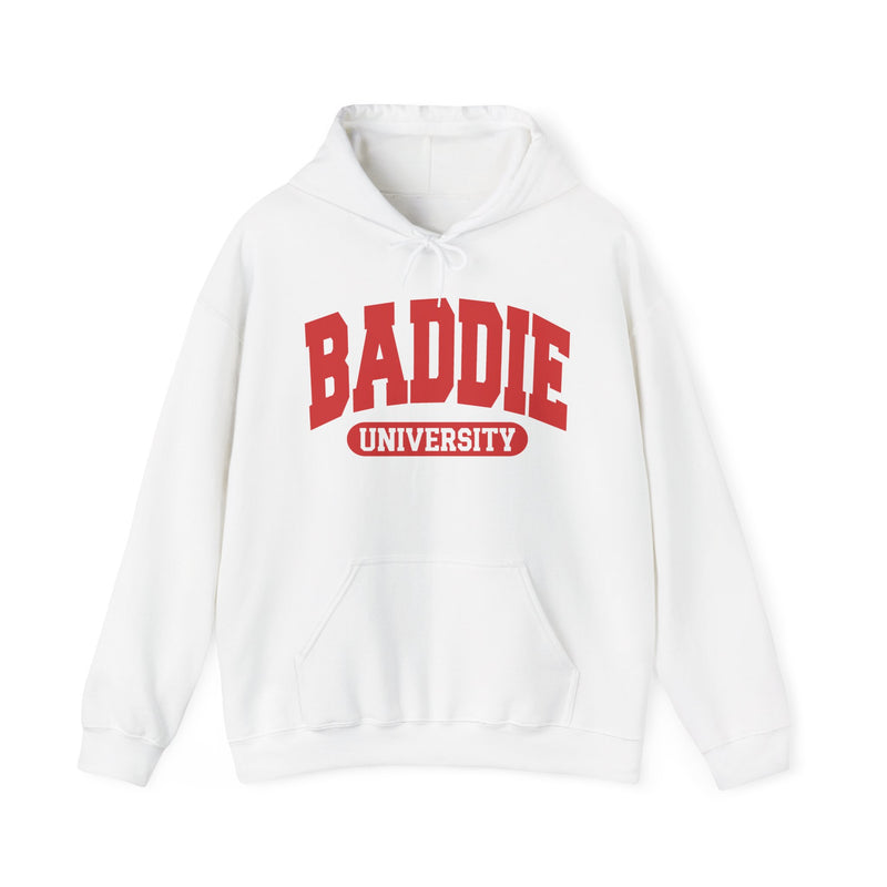 Baddie University — Retro Collegiate Hoodie