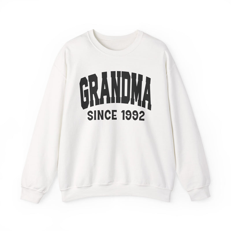 Grandma Personalization Sweatshirt — Add Your Special "Since Date"