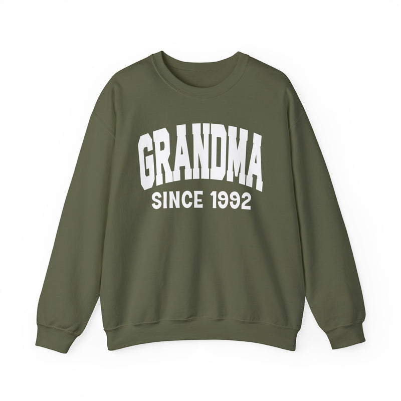 Grandma Personalization Sweatshirt — Add Your Special "Since Date"