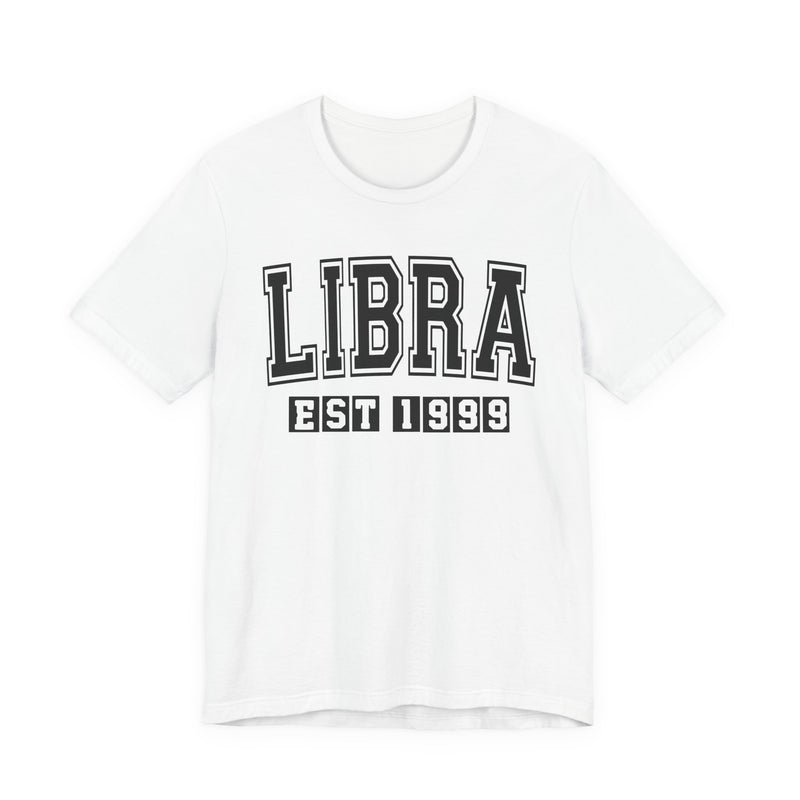 Libra EST (YEAR) Personalization — Zodiac Birthday T-Shirt