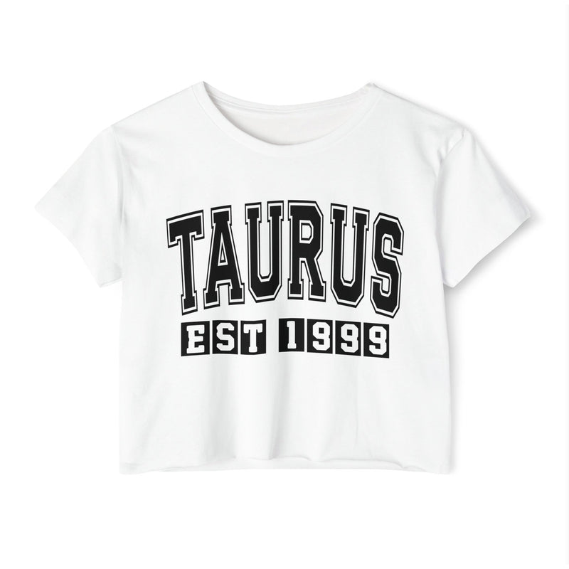 Taurus EST (YEAR) Personalization — Crop Top