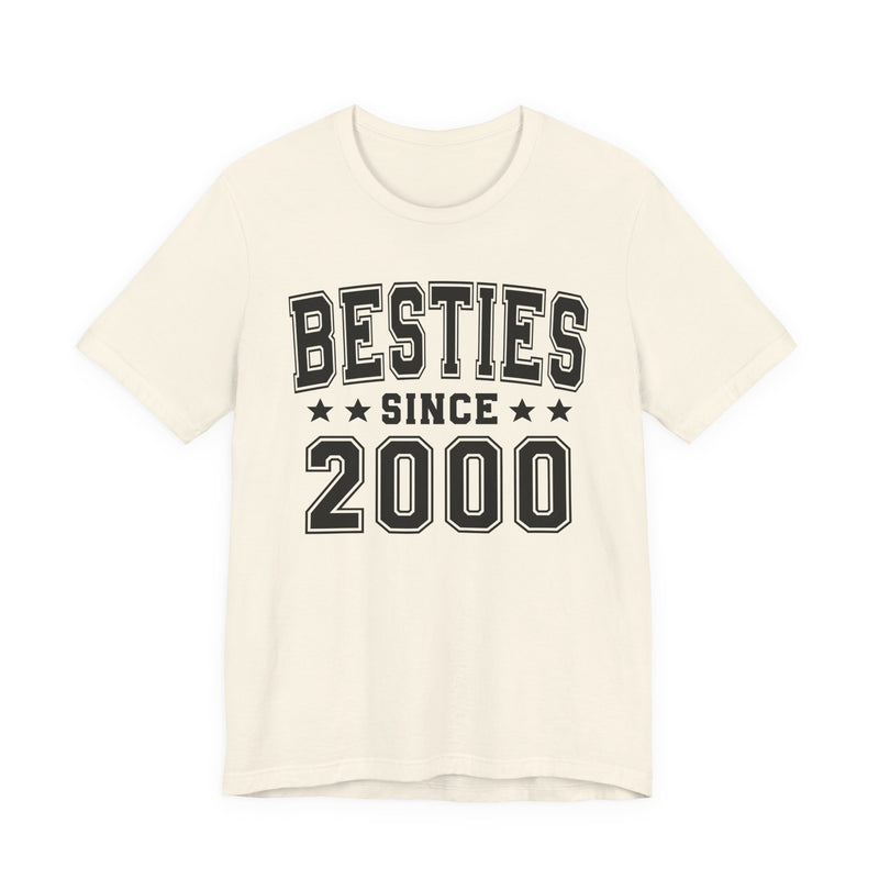 Besties Since (Personalized Date) — Bride/Married T-shirt, Wedding & Anniversary Gift