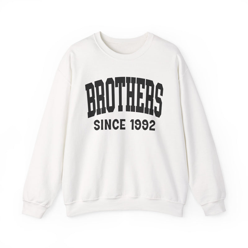 Brothers Personalization Sweatshirt — Add Your Special "Since Date"