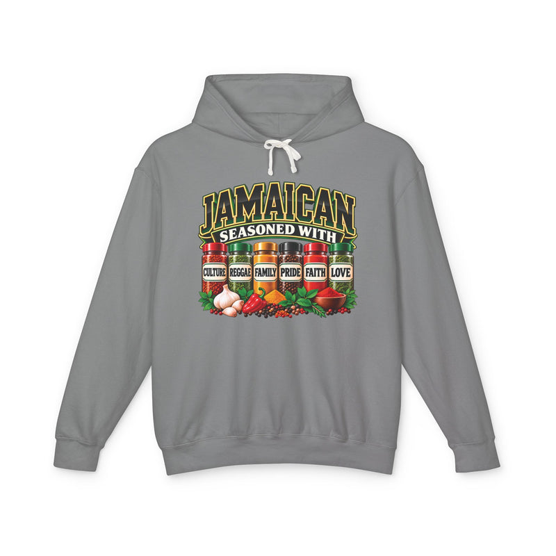 Jamaican Seasoned With Culture Reggae Family Pride Faith Love — Hoodie