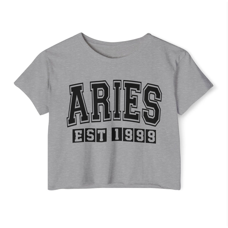 Aries EST (YEAR) Personalization — Crop Top
