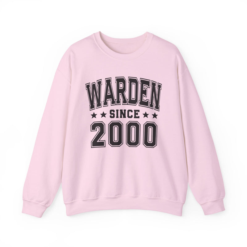 Warden Prisoner Since (Personalized Date) — Funny Marriage Milestone Sweatshirt