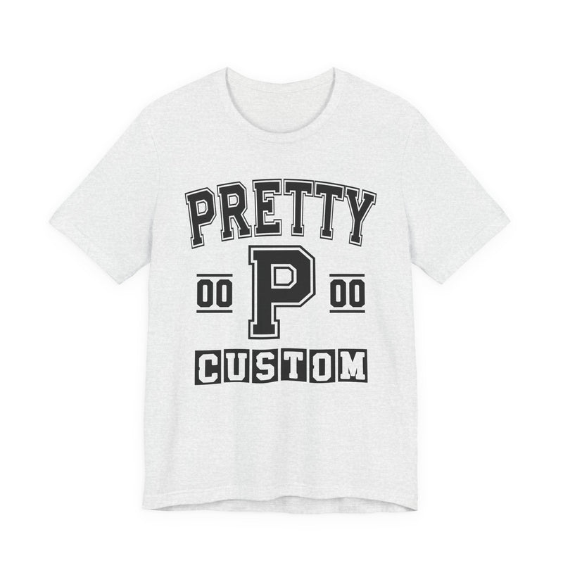 Custom Pretty Varsity T-Shirt — Customize Birthday Day/Month/Year — Customize Season/nation/Society