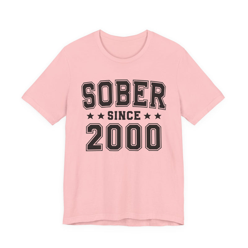 Sober Since (Personalized Date) — Personal Milestone T-shirt