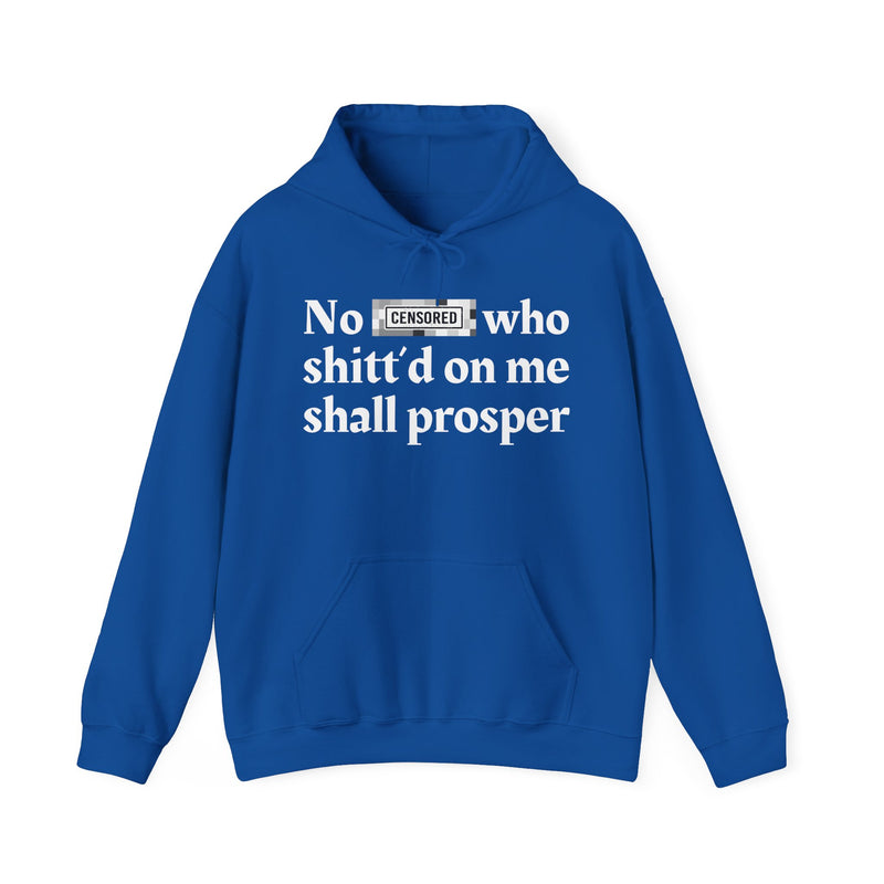 No Bitch Who Shittd On Me Shall Prosper — Hoodie