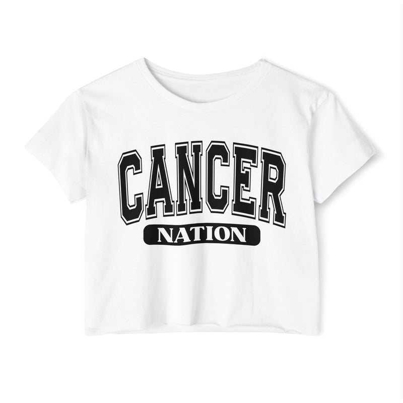 Cancer Nation — Women’s Zodiac Festival Crop Top