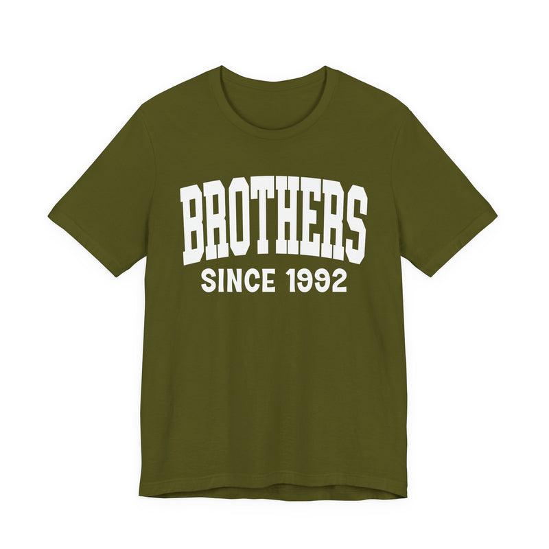 Brothers Personalization T-Shirt — Add Your Special "Since Date"