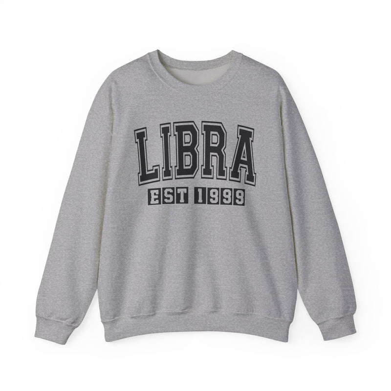 Libra (EST YEAR) Personalization — Zodiac Graphic Sweatshirt