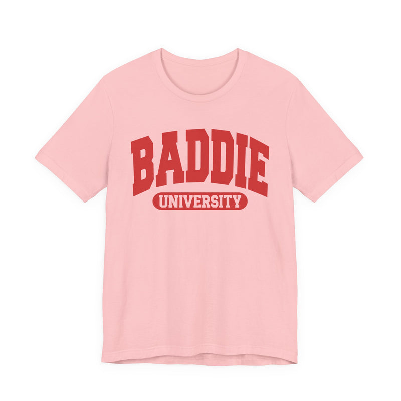 Baddie University — Retro Collegiate T-Shirt
