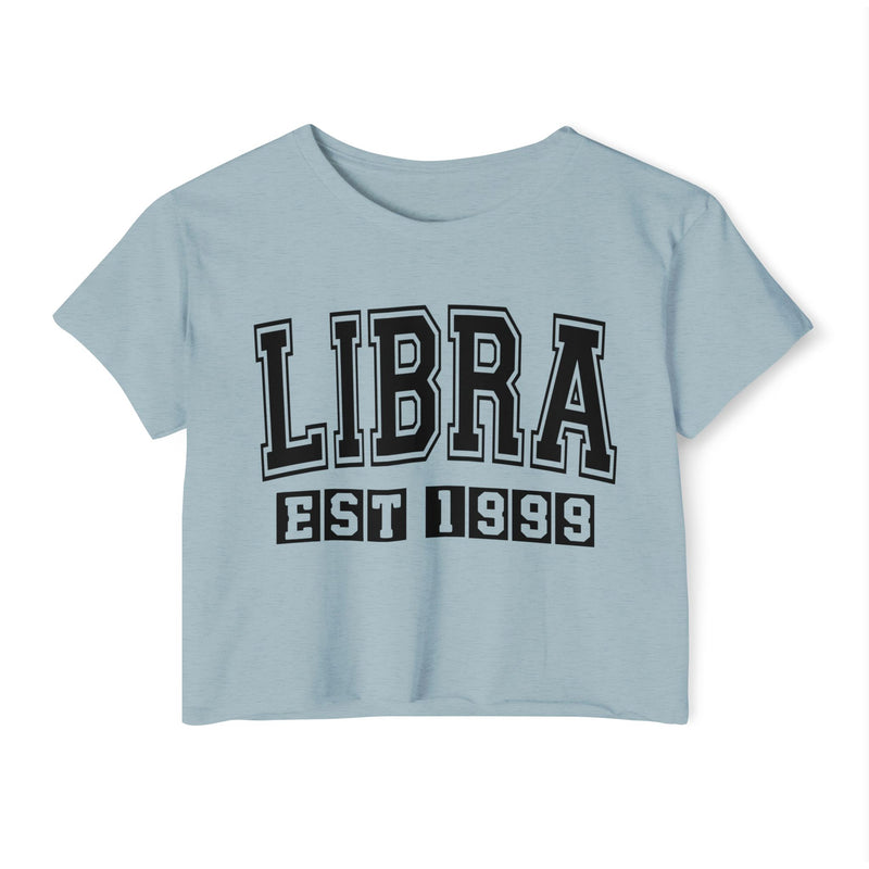 Libra EST (YEAR) Personalization — Crop Top