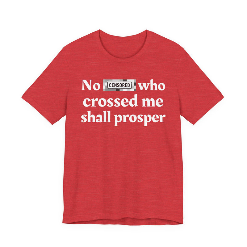 No Bitch Who Crossed Me Shall Prosper — T-Shirt