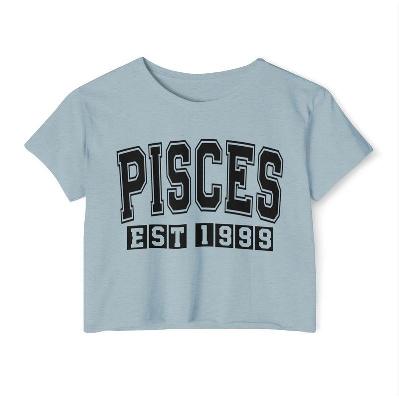 Pisces EST (YEAR) Personalization - Crop Top