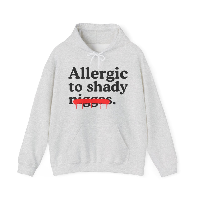 Allergic To Shady Niggas — Sarcastic Statement Hoodie