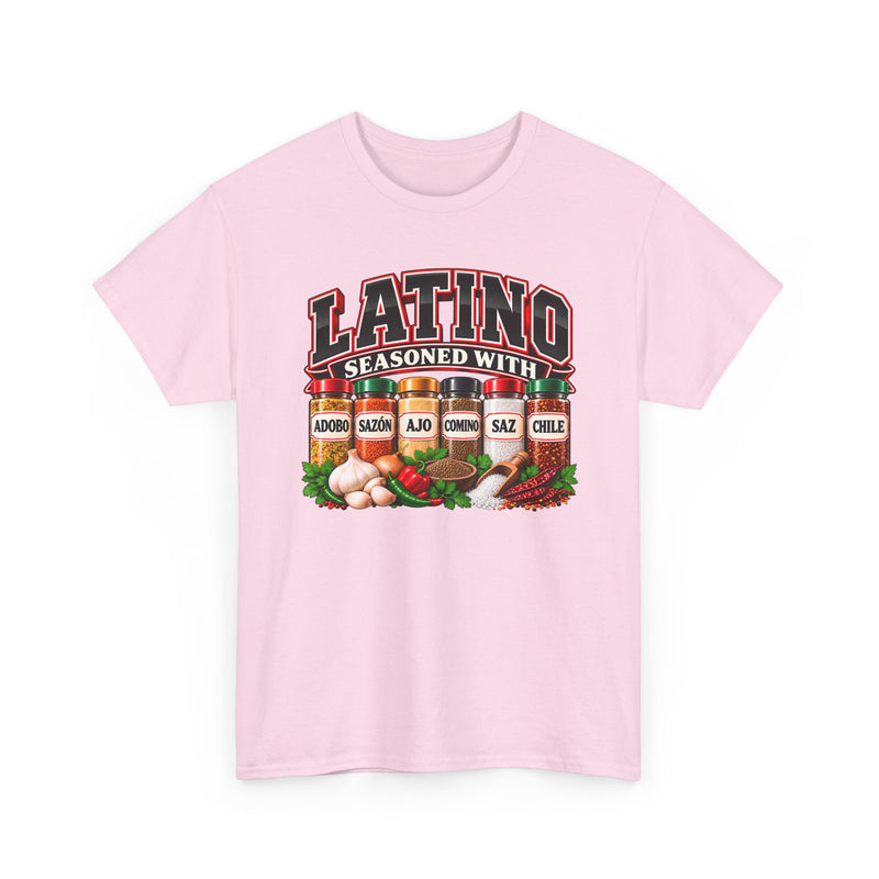 Latino Seasoned With Adobo Sazón Ajo Comino Saz Chile - T-Shirt