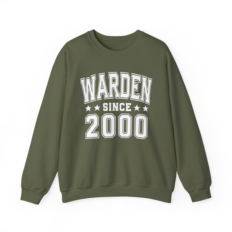 Warden Prisoner Since (Personalized Date) — Funny Marriage Milestone Sweatshirt