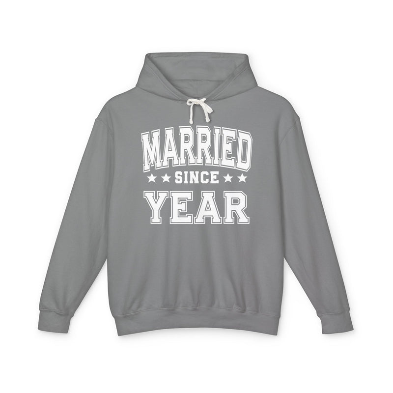 Married (Personalized Date) — Bride/Married Hoodie, Wedding & Anniversary Gift