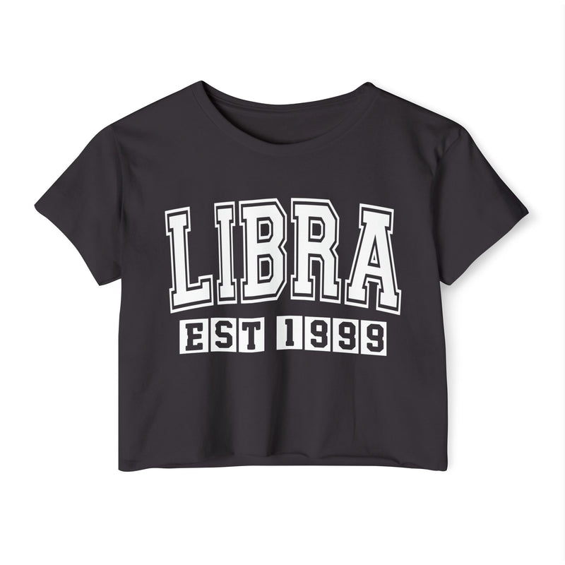 Libra EST (YEAR) Personalization — Crop Top