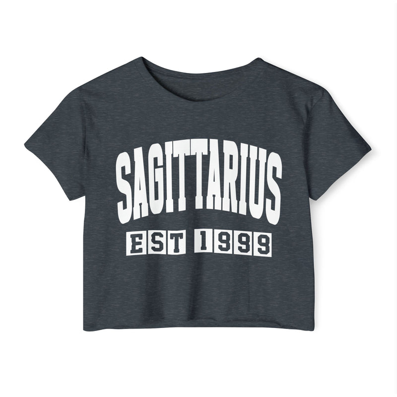 Sagittarius EST (YEAR) Personalization — Crop Top