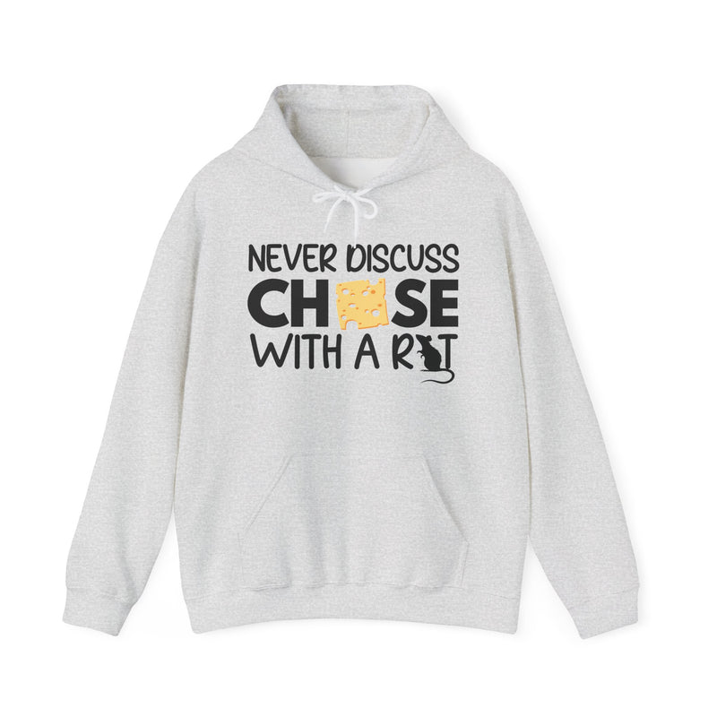 Never Discuss Cheese with a Rat Hoodie