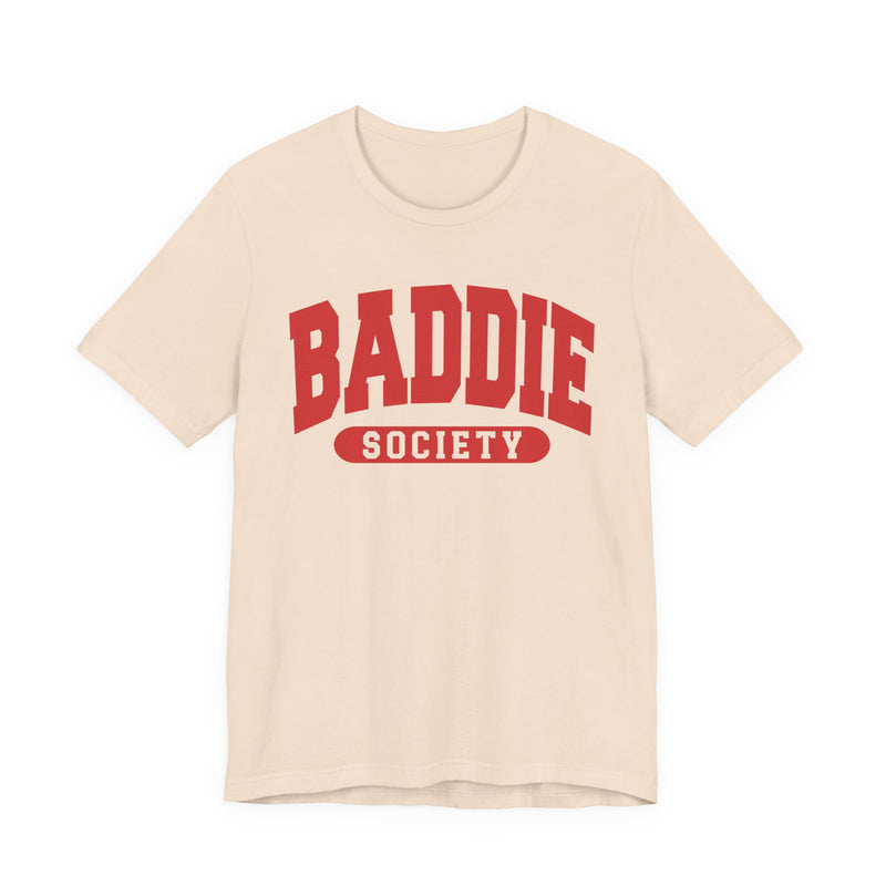 Baddie Society — Retro Collegiate T-Shirt