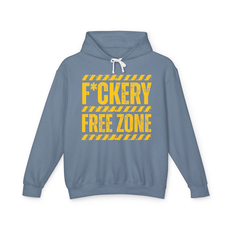 Fuckery Free Zone Hoodie — Funny Boundaries Hoodie