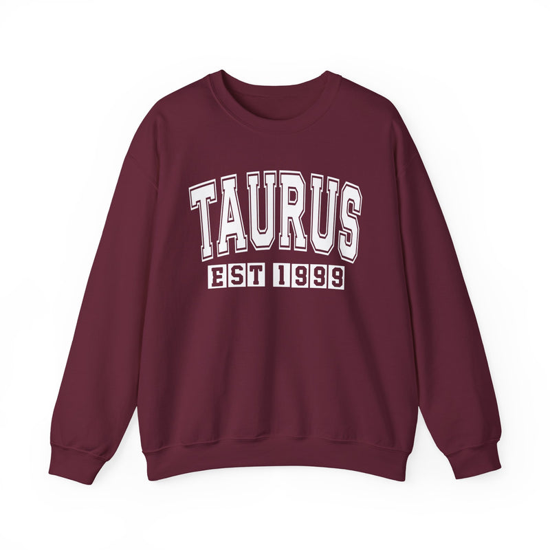 Taurus (EST YEAR) Personalization — Zodiac Graphic Sweatshirt