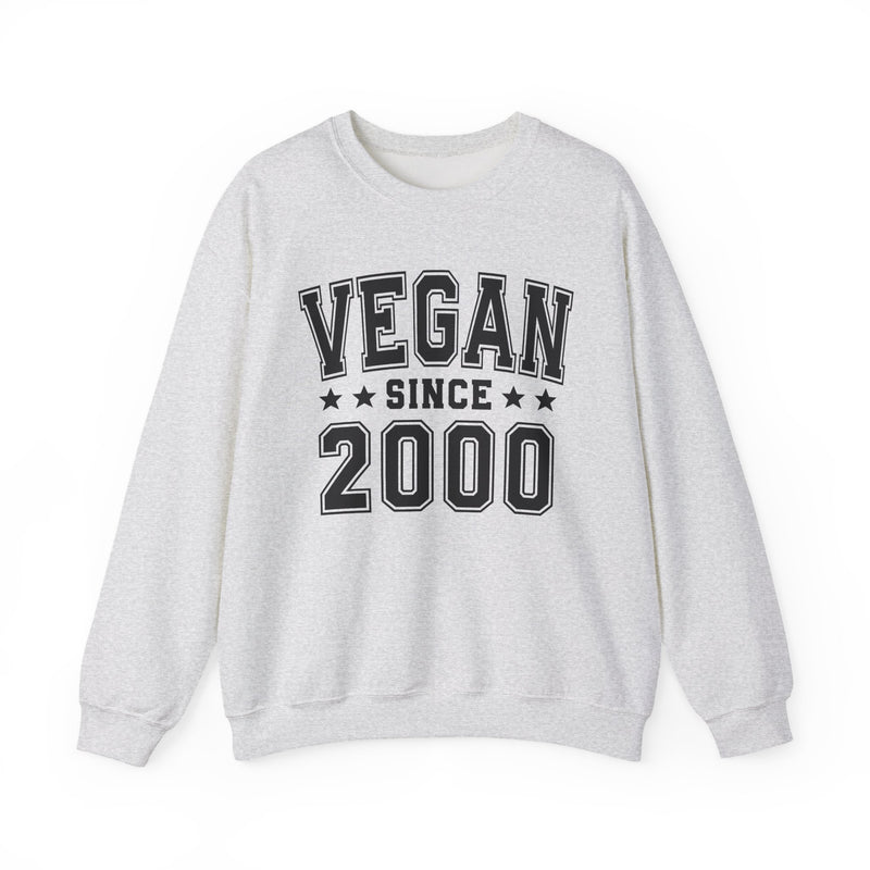Vegan Since (Personalized Date) — Healthy Eating Milestone Sweatshirt