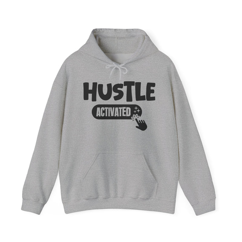 Hustle Activated — Motivational Hoodie