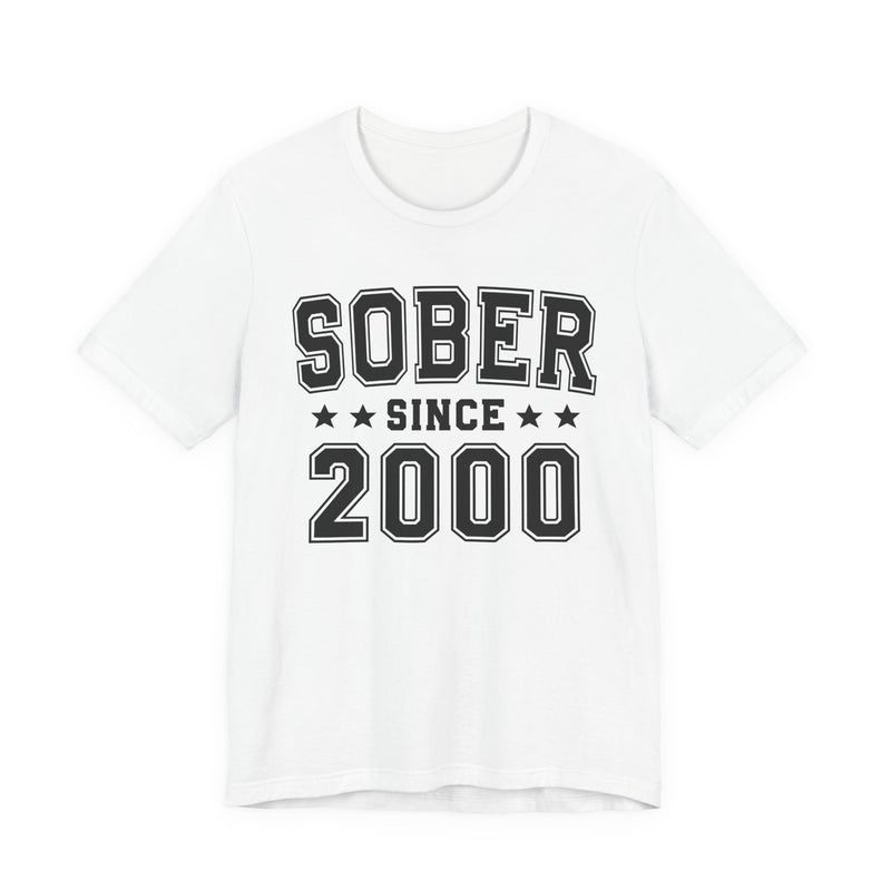 Sober Since (Personalized Date) — Personal Milestone T-shirt