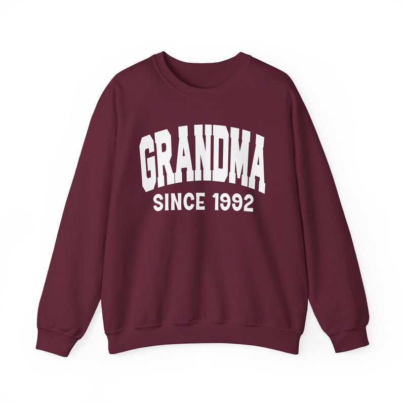 Grandma Personalization Sweatshirt — Add Your Special "Since Date"