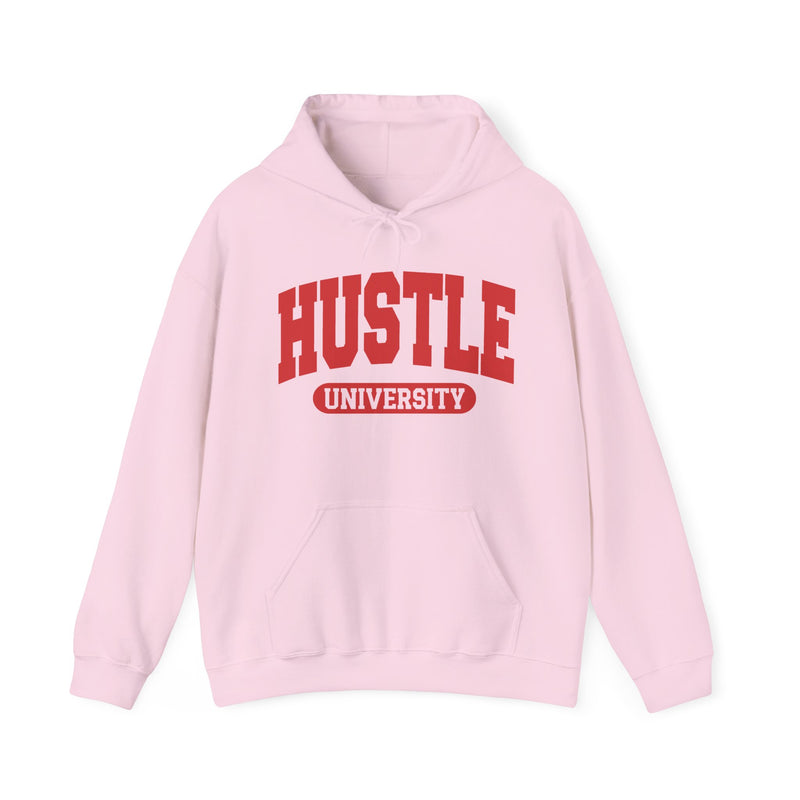 Hustle University — Retro Collegiate Hoodie