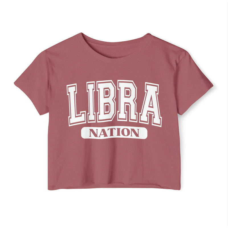 Libra Nation — Women’s Zodiac Festival Crop Top