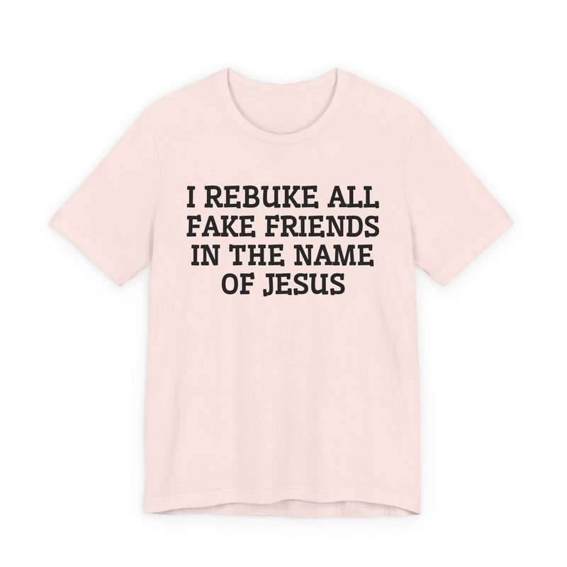 I Rebuke All Fake Friends In The Name Of Jesus — T-shirt
