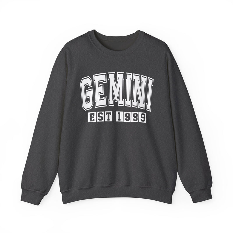 Gemini (EST YEAR) Personalization — Zodiac Graphic Sweatshirt