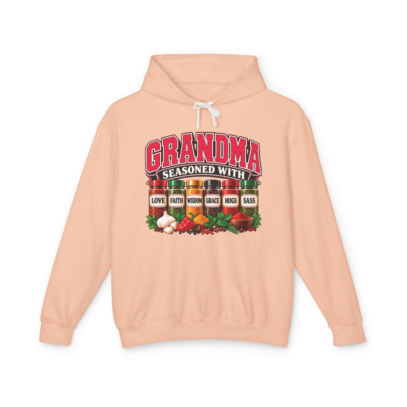 Grandma Seasoned With Love Faith Wisdom Grace Hugs Sass — Hoodie