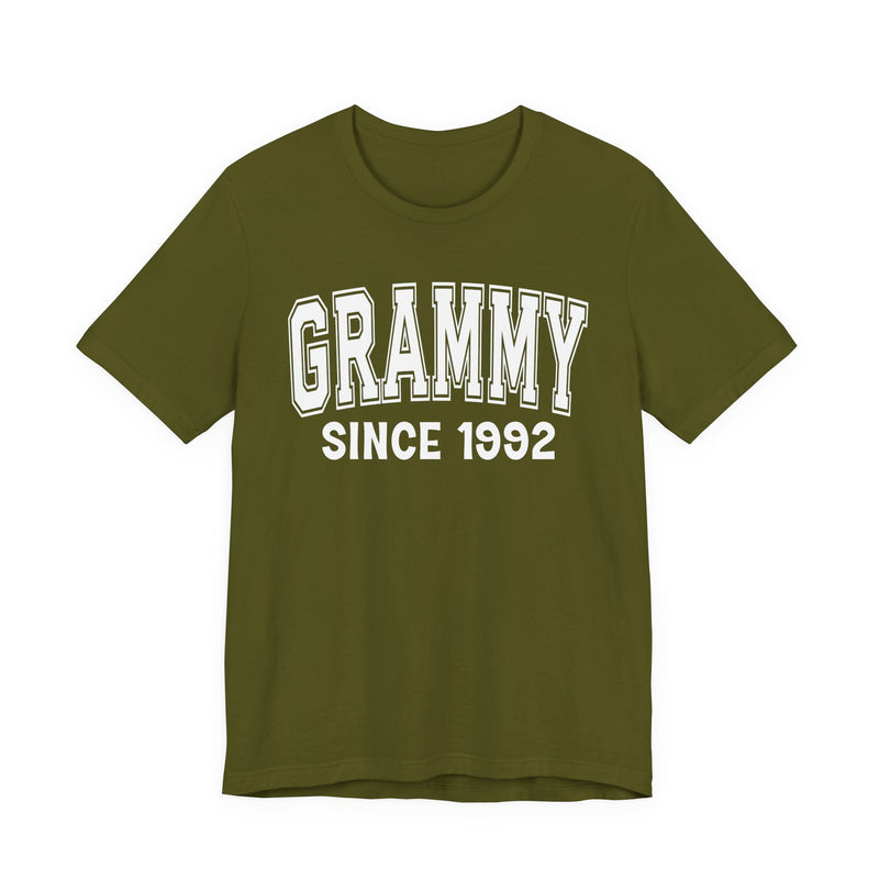 Grammy Personalization T-Shirt — Add Your Special "Since Date"