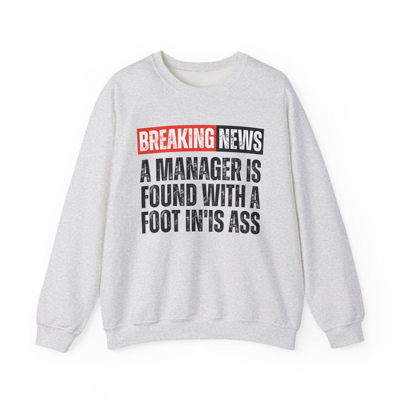 Breaking News: 9 Outta 10 People Don't Like You-Funny News Alert Sweatshirt