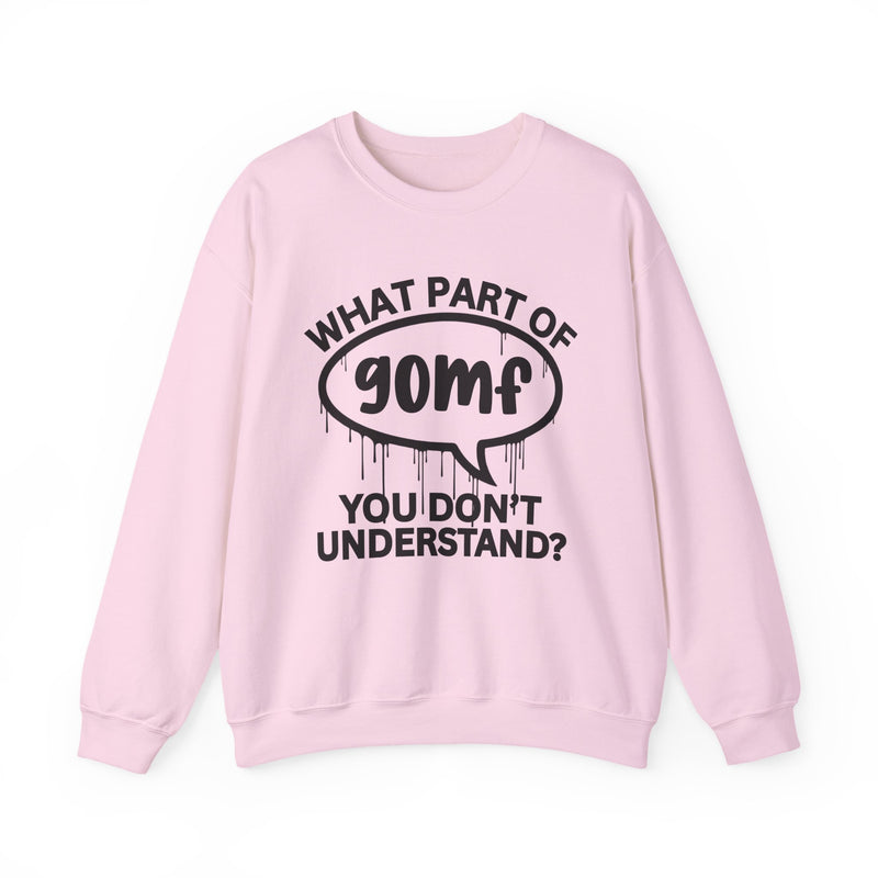 What Part of IDGAF You Don't Understand? Witty Sweatshirt